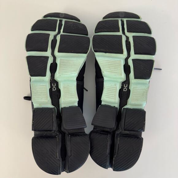 ON Cloudtec Lace-Up Running Sneakers Dark Gray/Mint Swiss Engineering Women's 10 - Picture 9 of 11